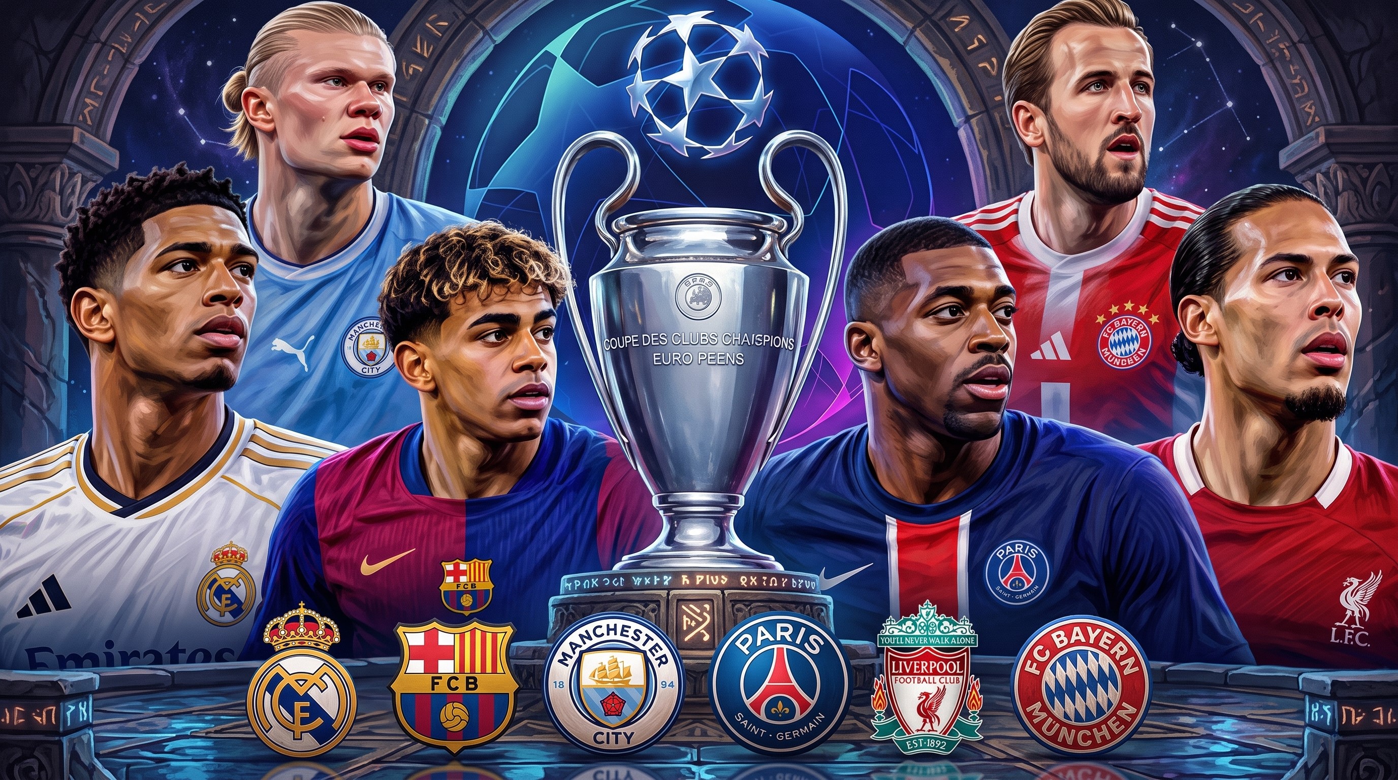 قرعة دوري أبطال أوروبا 2026-2027 ومواجهات سان جيرمان وريال مدريد