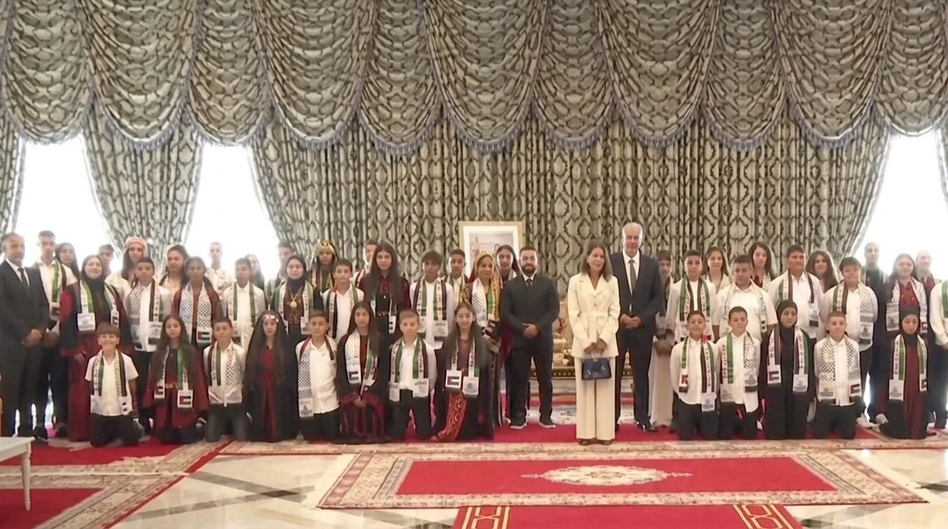 الأميرة للا مريم تستقبل أطفال القدس في الرباط